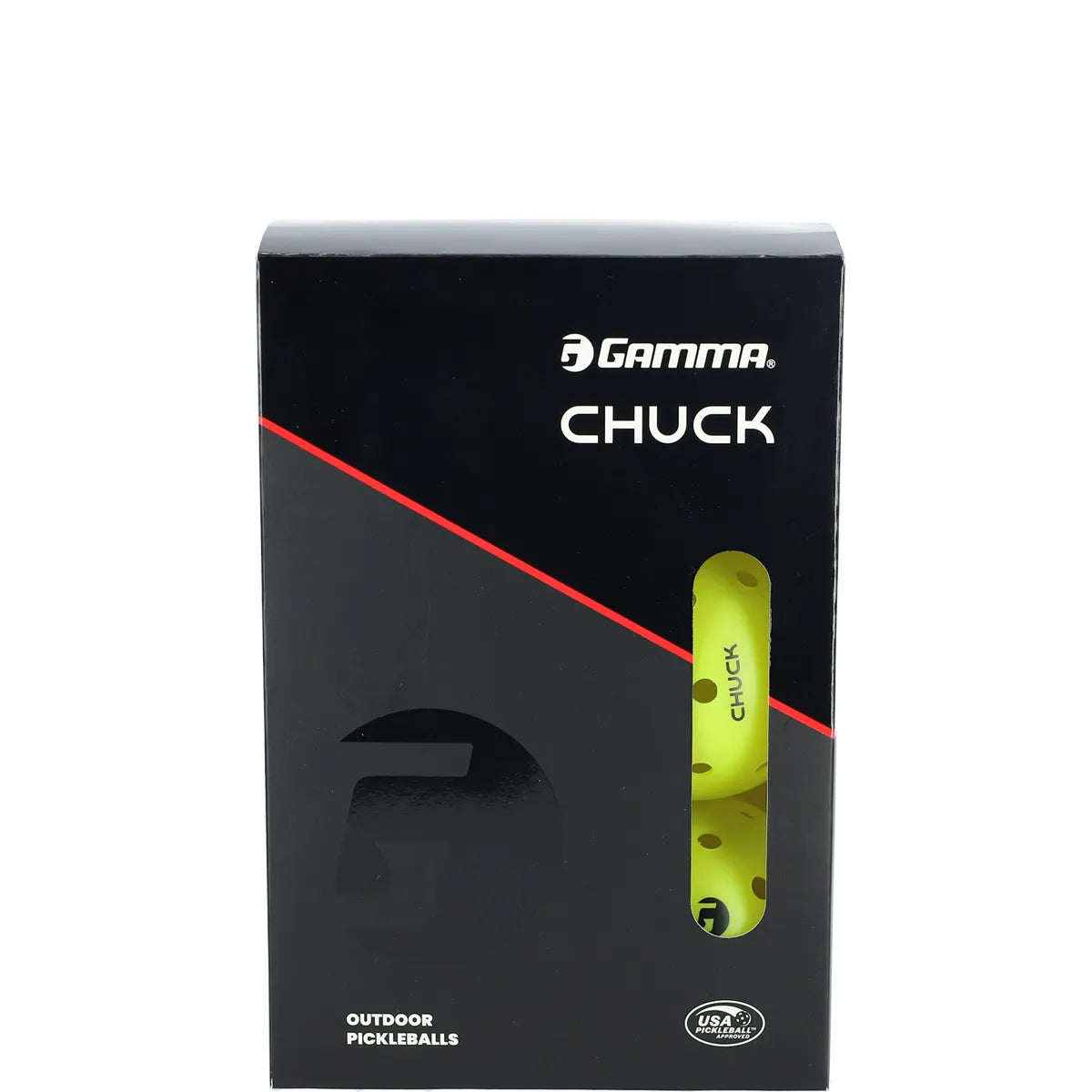 Pack mit 6 Pickleball-Bällen Gamma Chuck Außenbereich