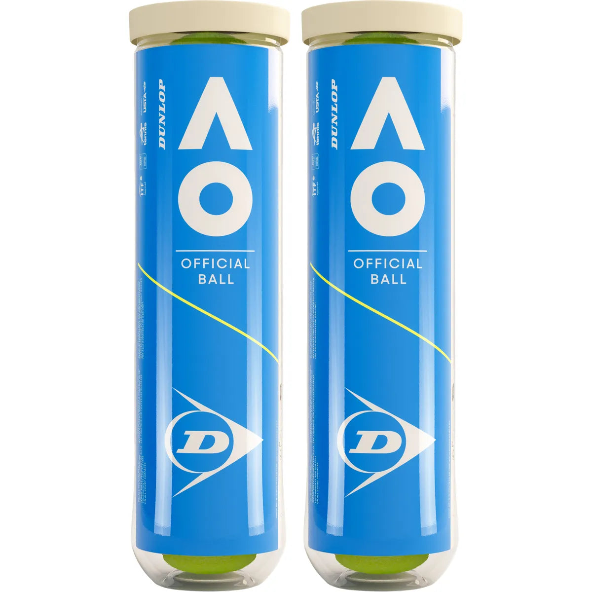 Bipack mit 4 Dunlop Australian Open Bällen