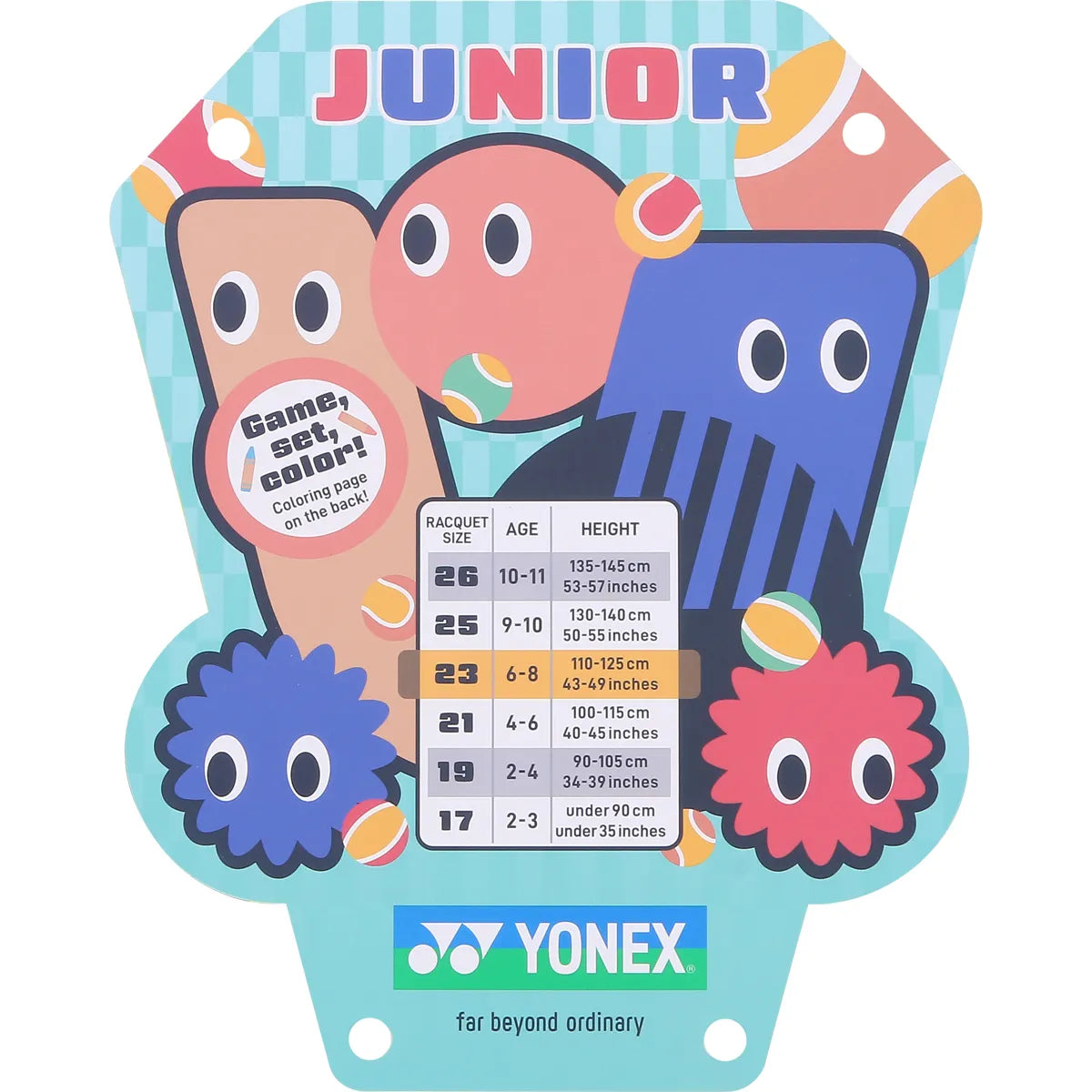 Yonex Junior 23 Ocean Blue Schläger