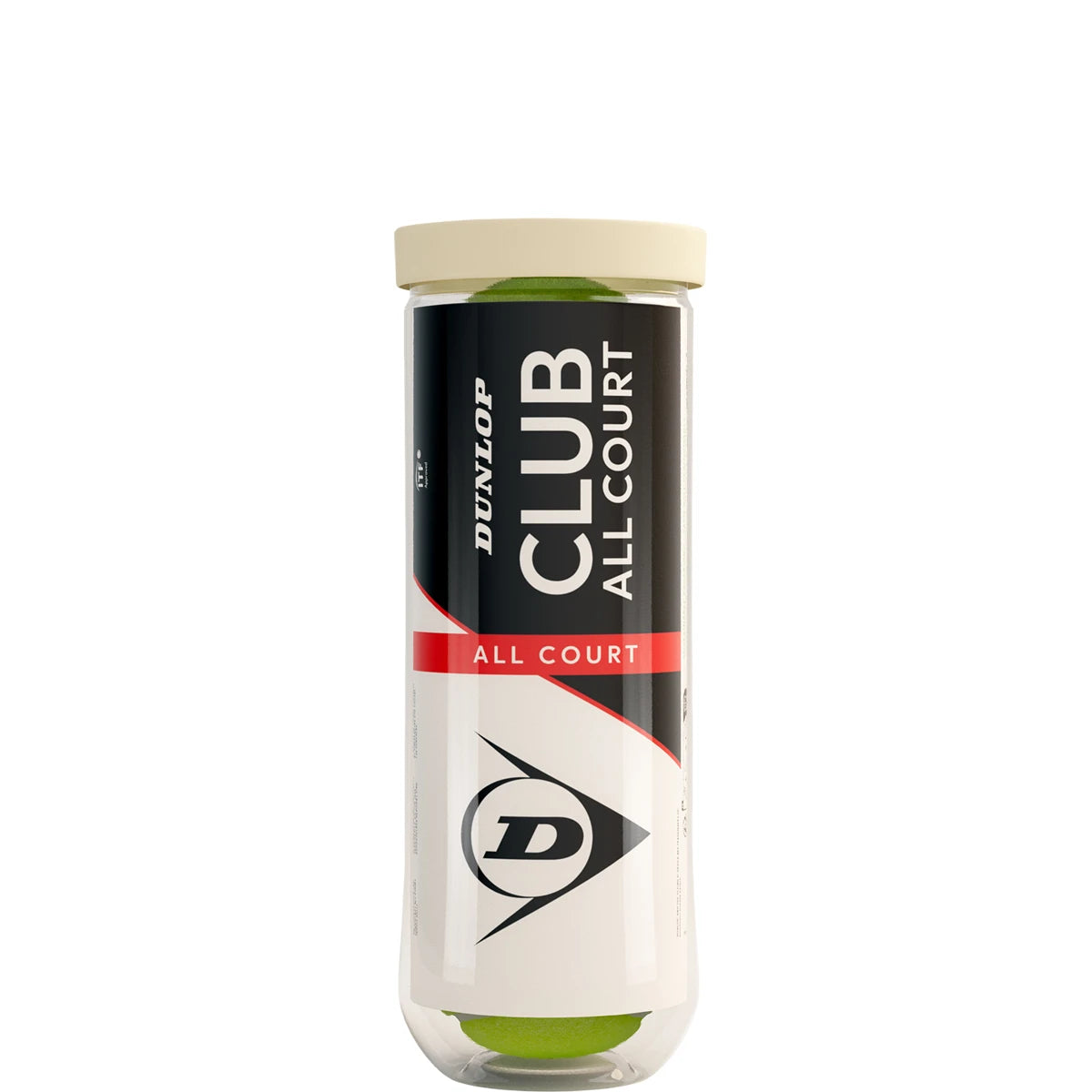 Tube mit 3 Dunlop Club All Court Tennisbällen