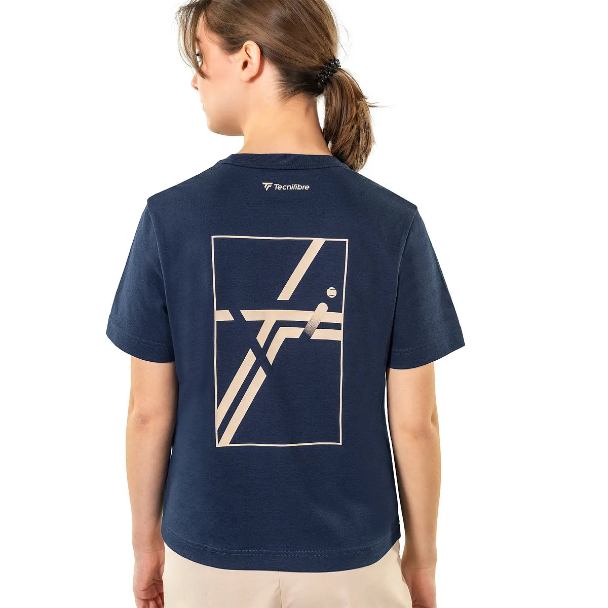 T-Shirt Tecnifibre Damen Graphic Marine