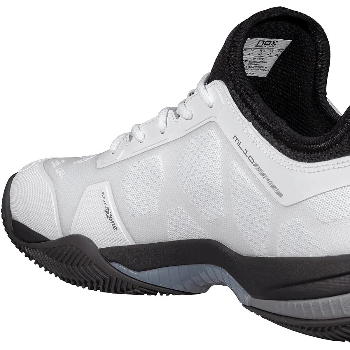 Padelschuhe Nox Nerbo White/Raven