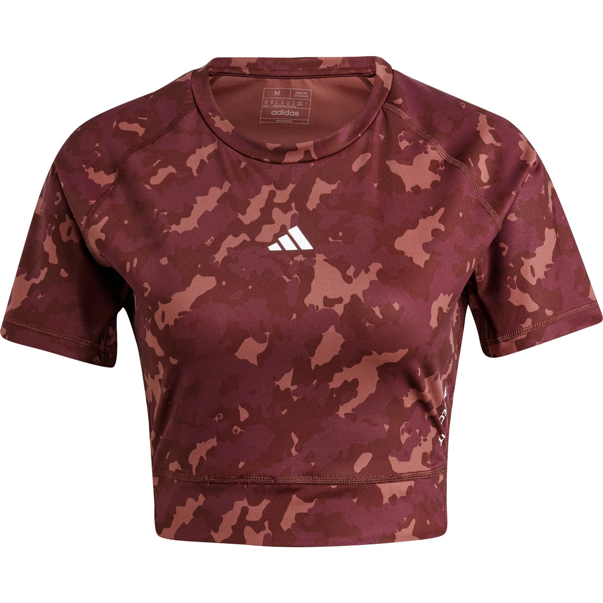 T-Shirt adidas Femme Print Crop