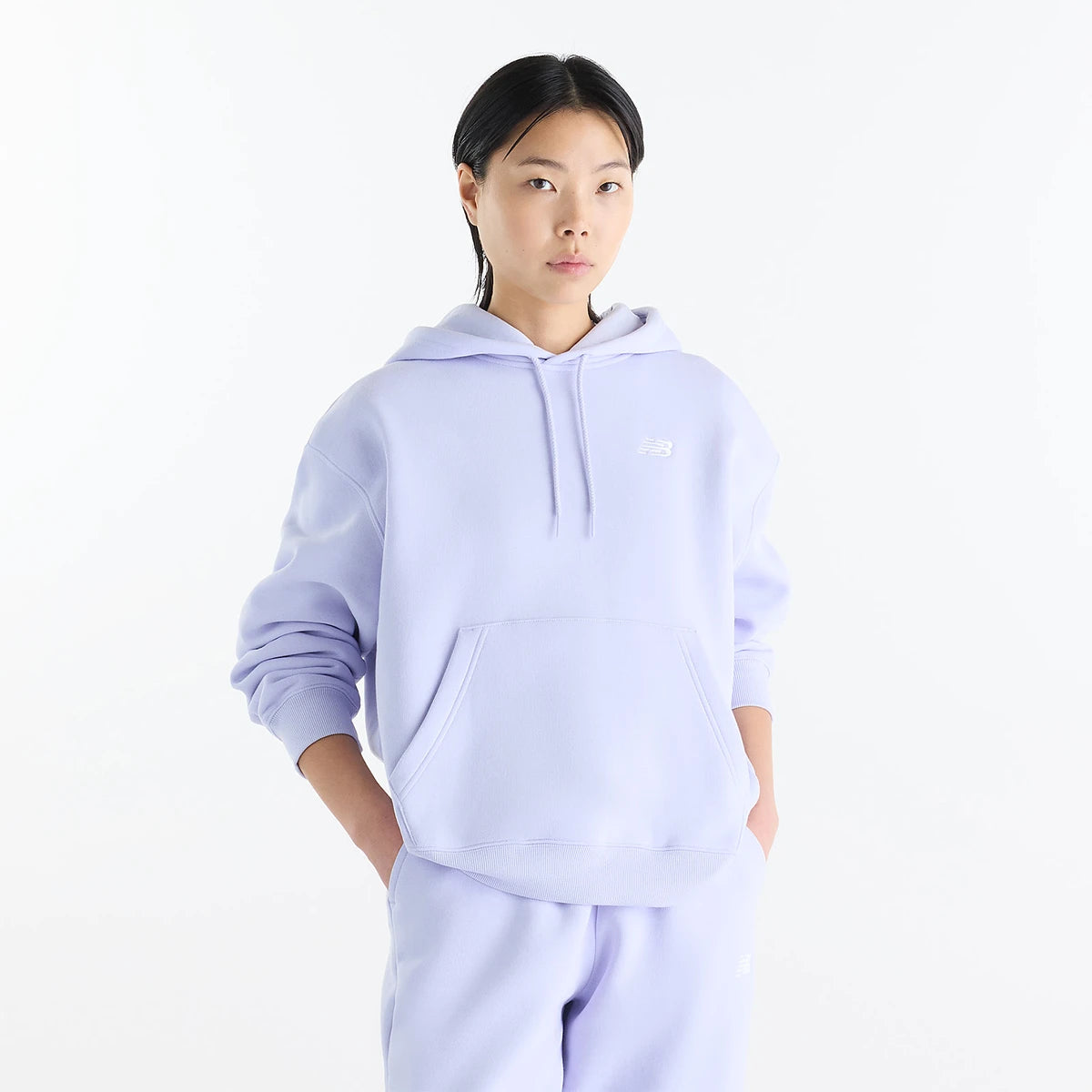 Sweatshirt mit Kapuze New Balance Damen Fleece Hoodie