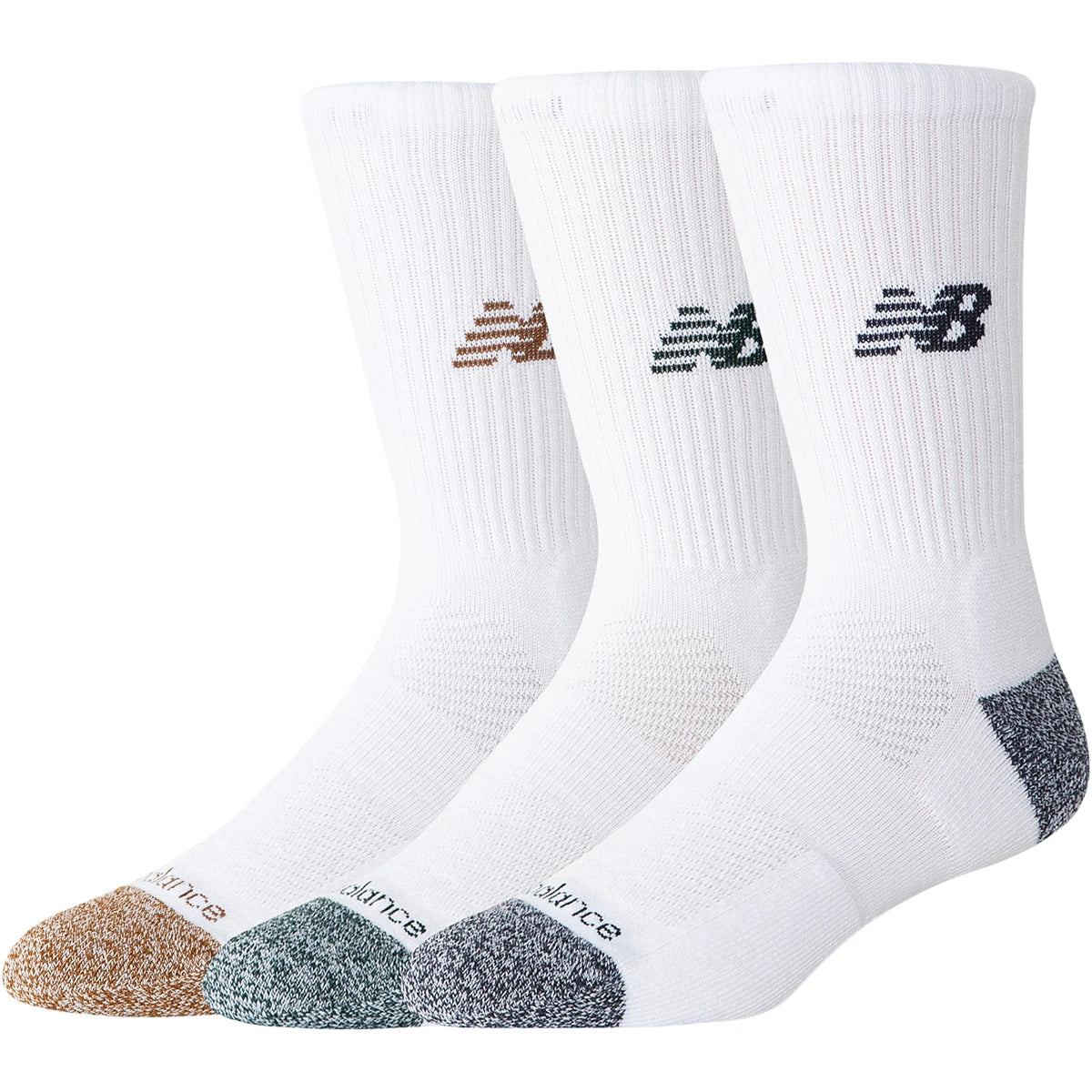 3 Paar New Balance Active Crew (Mid) Socken