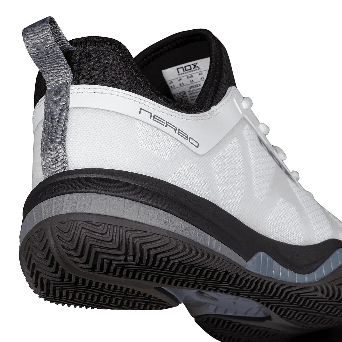 Padelschuhe Nox Nerbo White/Raven