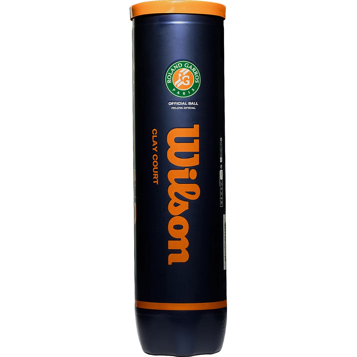 Tube mit 4 Wilson Roland Garros Clay Court Tennisbällen
