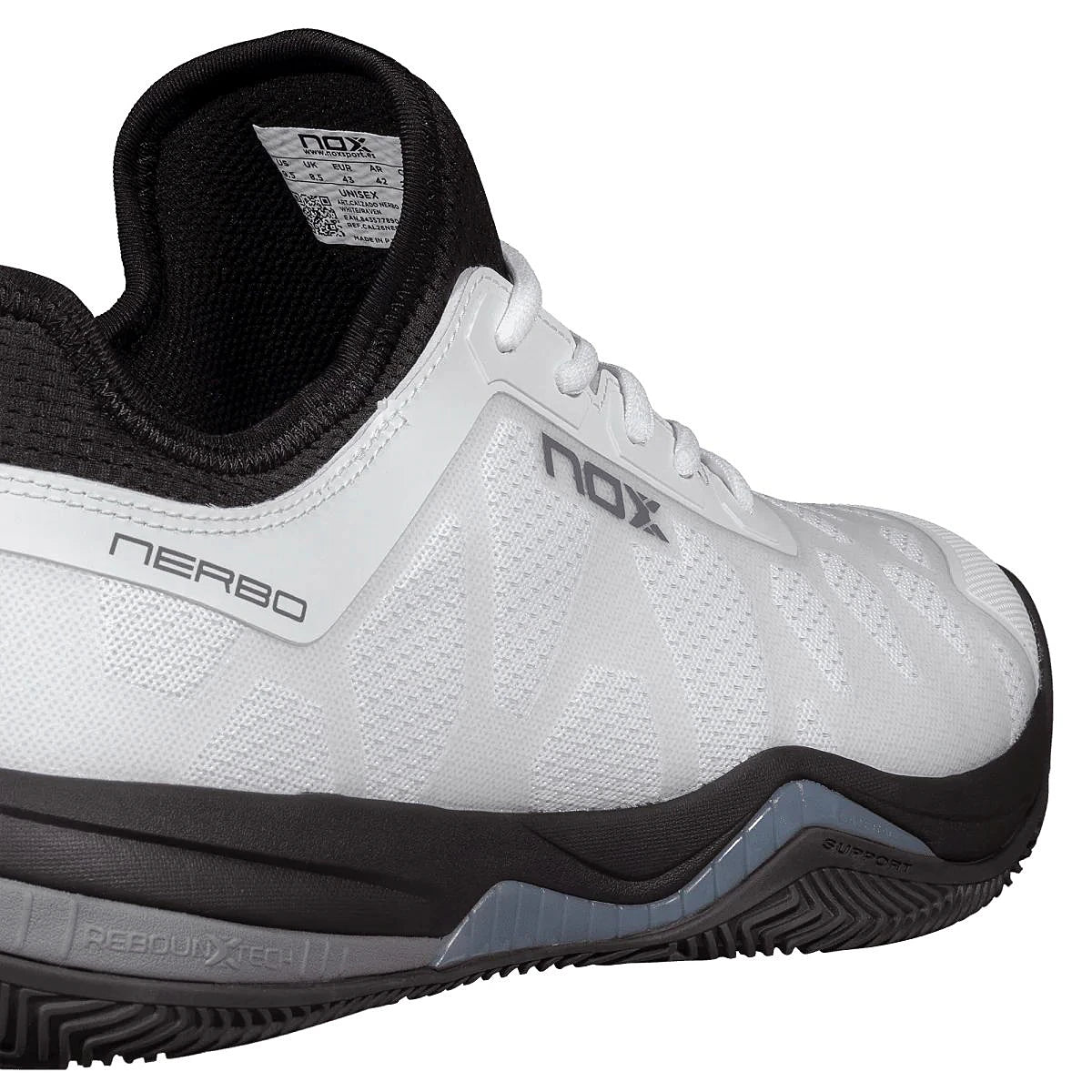 Padelschuhe Nox Nerbo White/Raven