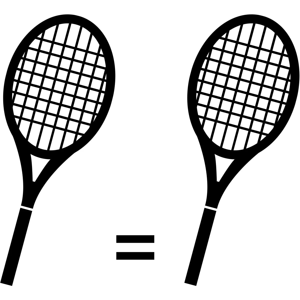 Match mit 2 Schlägern