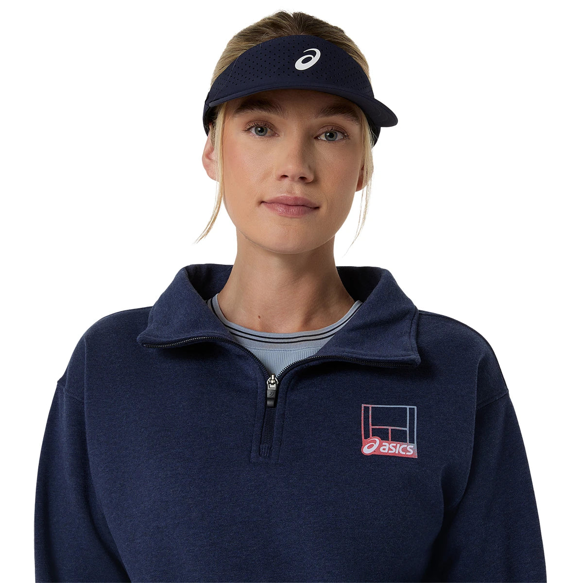Asics Sweatshirt Damen Nagino 1/4 Zip