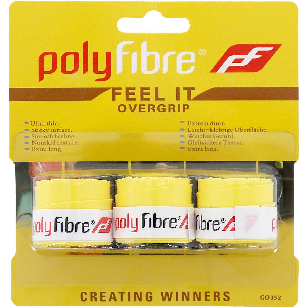 Overgrips Polyfibre Feel It X3