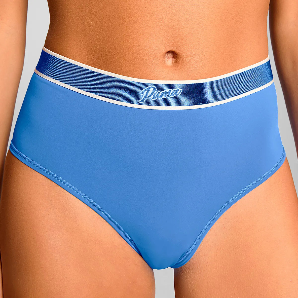 Puma Damen Slip Hohe Taille Brasilianisch Mikrofaser