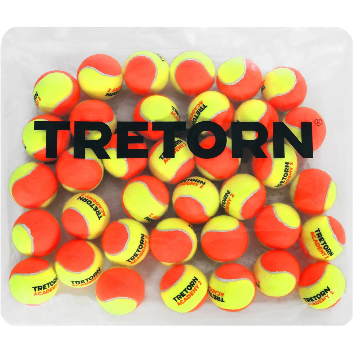 Beutel mit 36 Tretorn Academy Orange Tennisbällen