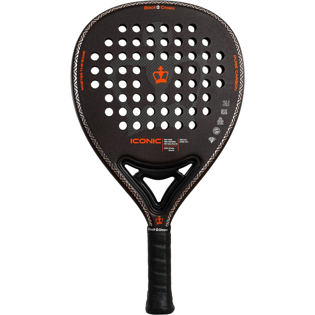 Padelschläger Black Crown Iconic