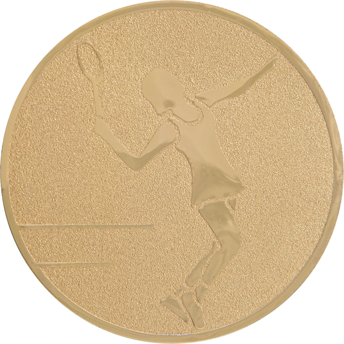 Pastillen Medaille Tennis Damen (Alu - 50Mm)