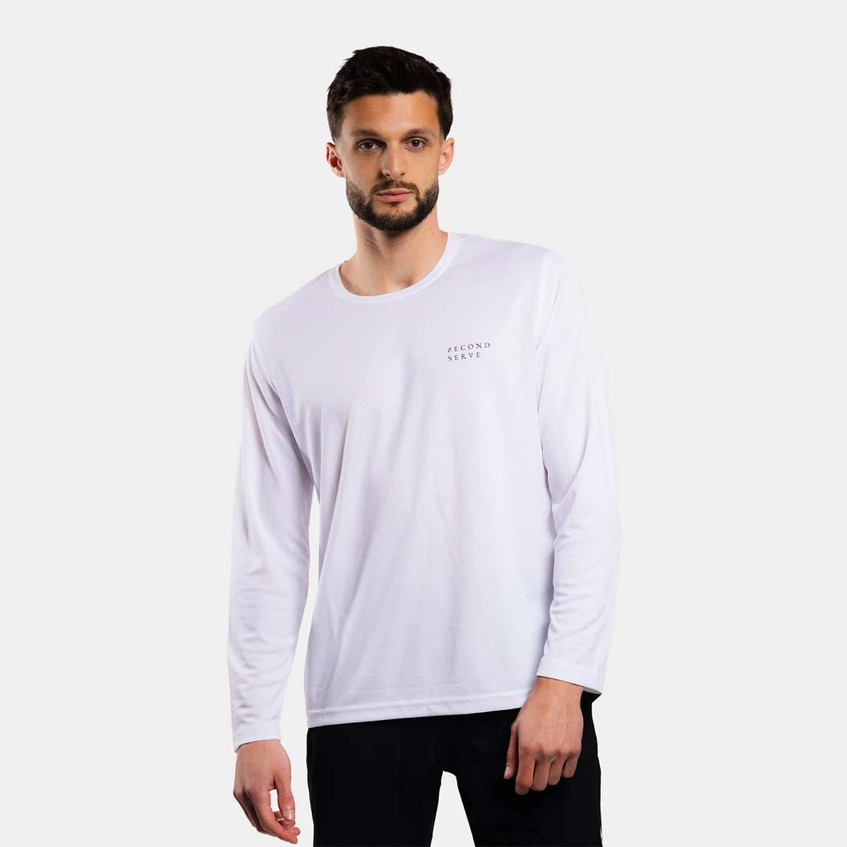 T-Shirt Second Serve Langarm Second Serve Open Court