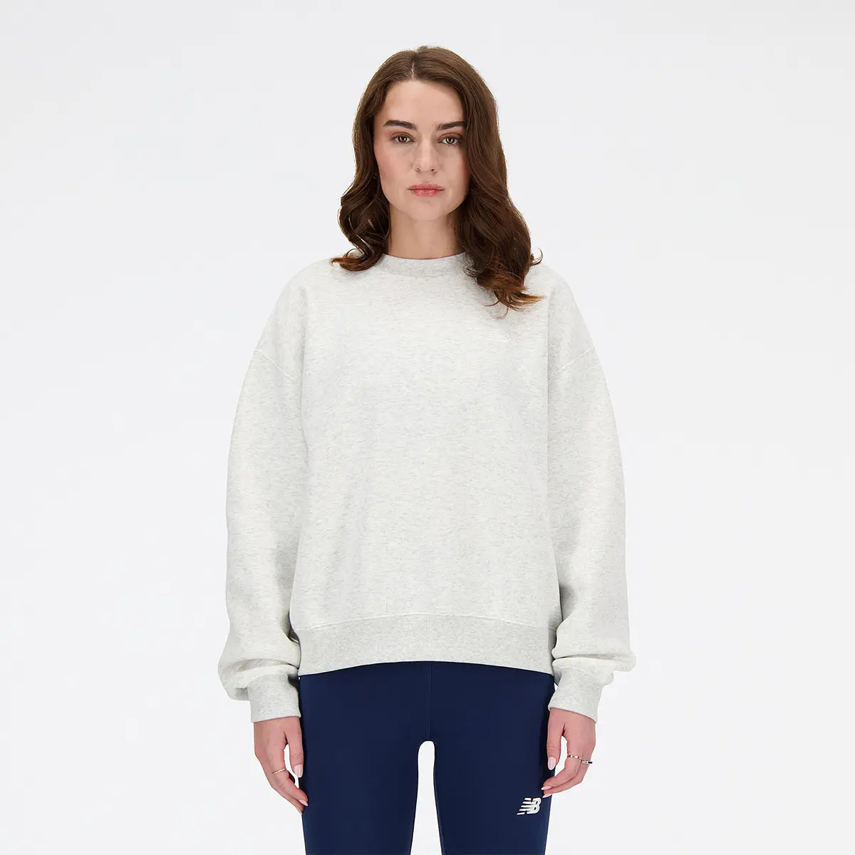 New Balance Sweatshirt Damen Fleece Crew
