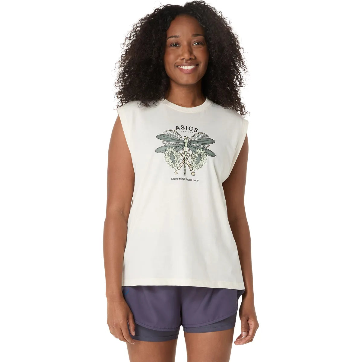 Asics Damen T-Shirt Game Seasonal Graphic