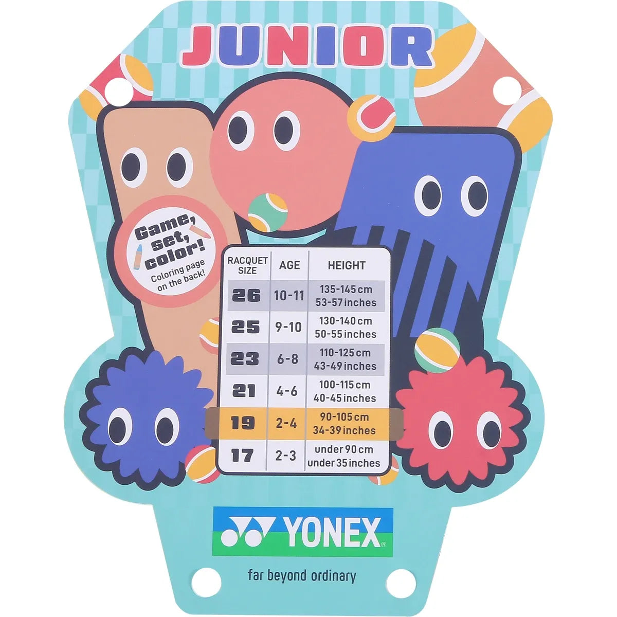 Yonex Junior 19 Ocean Blue Schläger