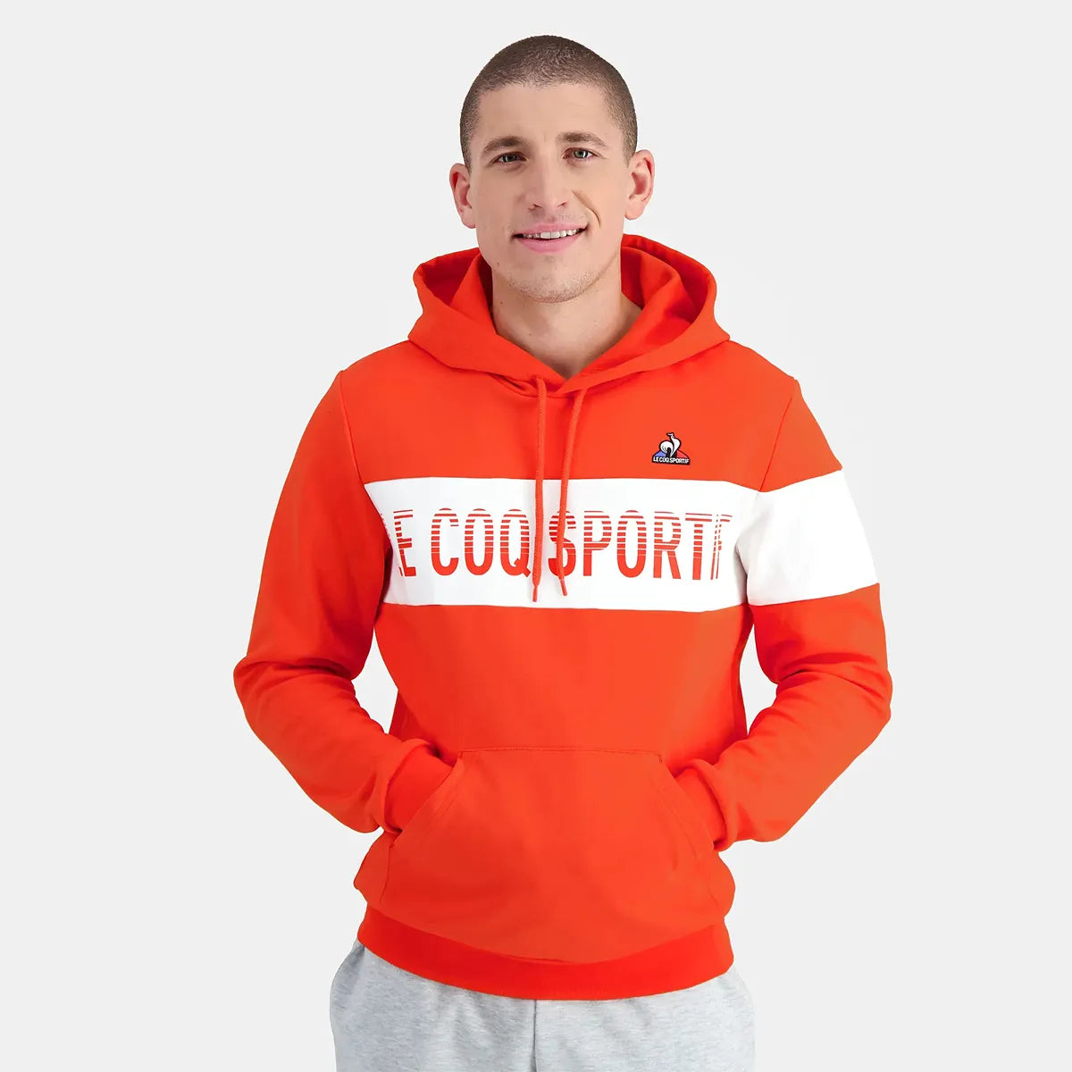 Sweatshirt Le Coq Sportif mit Kapuze Modell 1