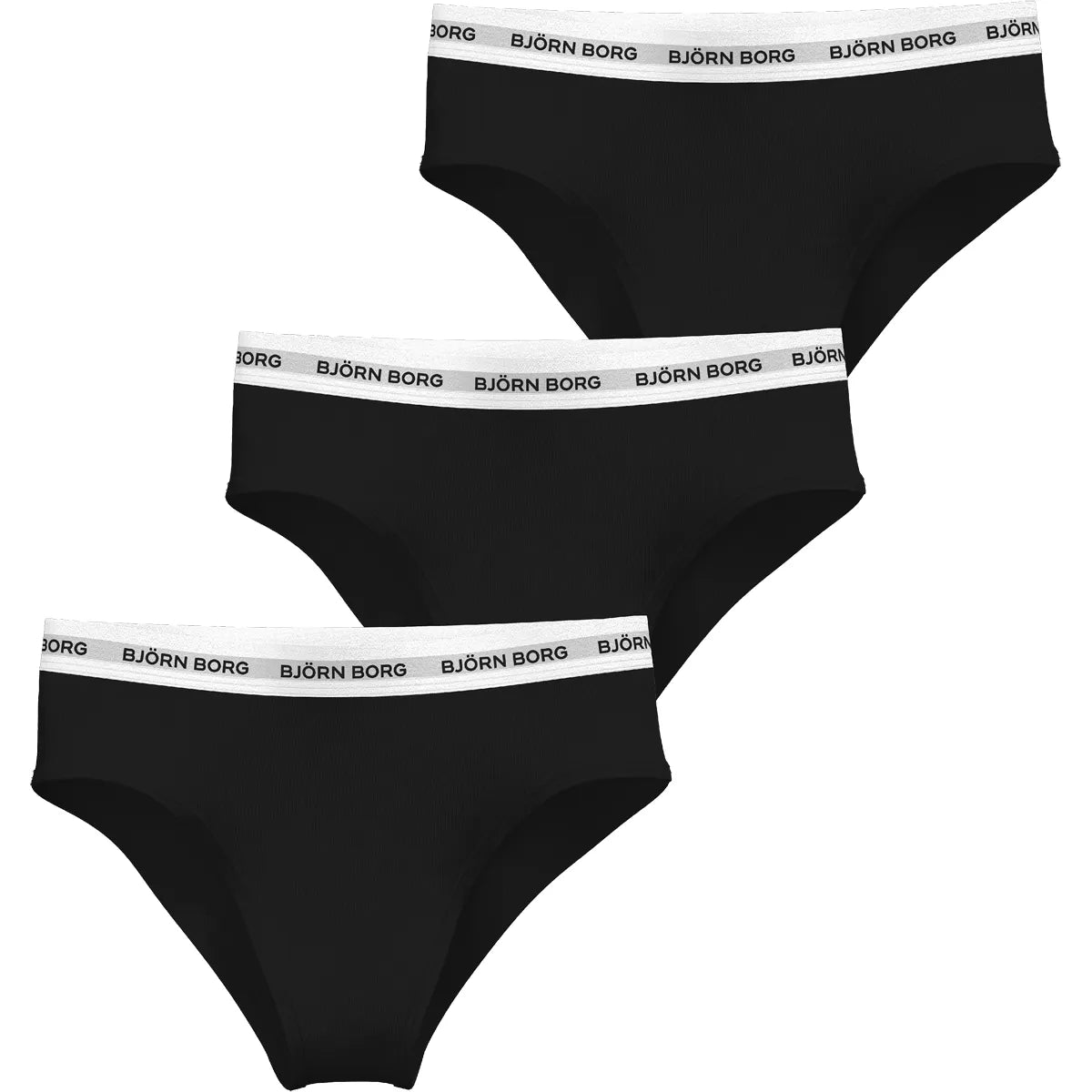 Pack 3 Bjorn Borg Damen Slips High Waist