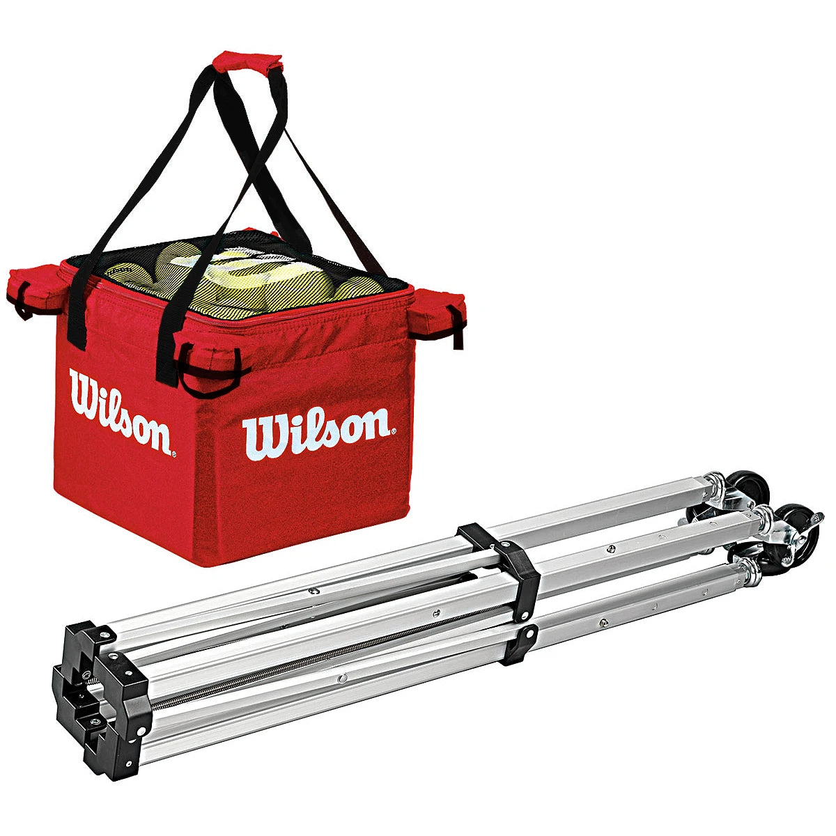 Wilson Korb mit Rollen für 150 Bälle