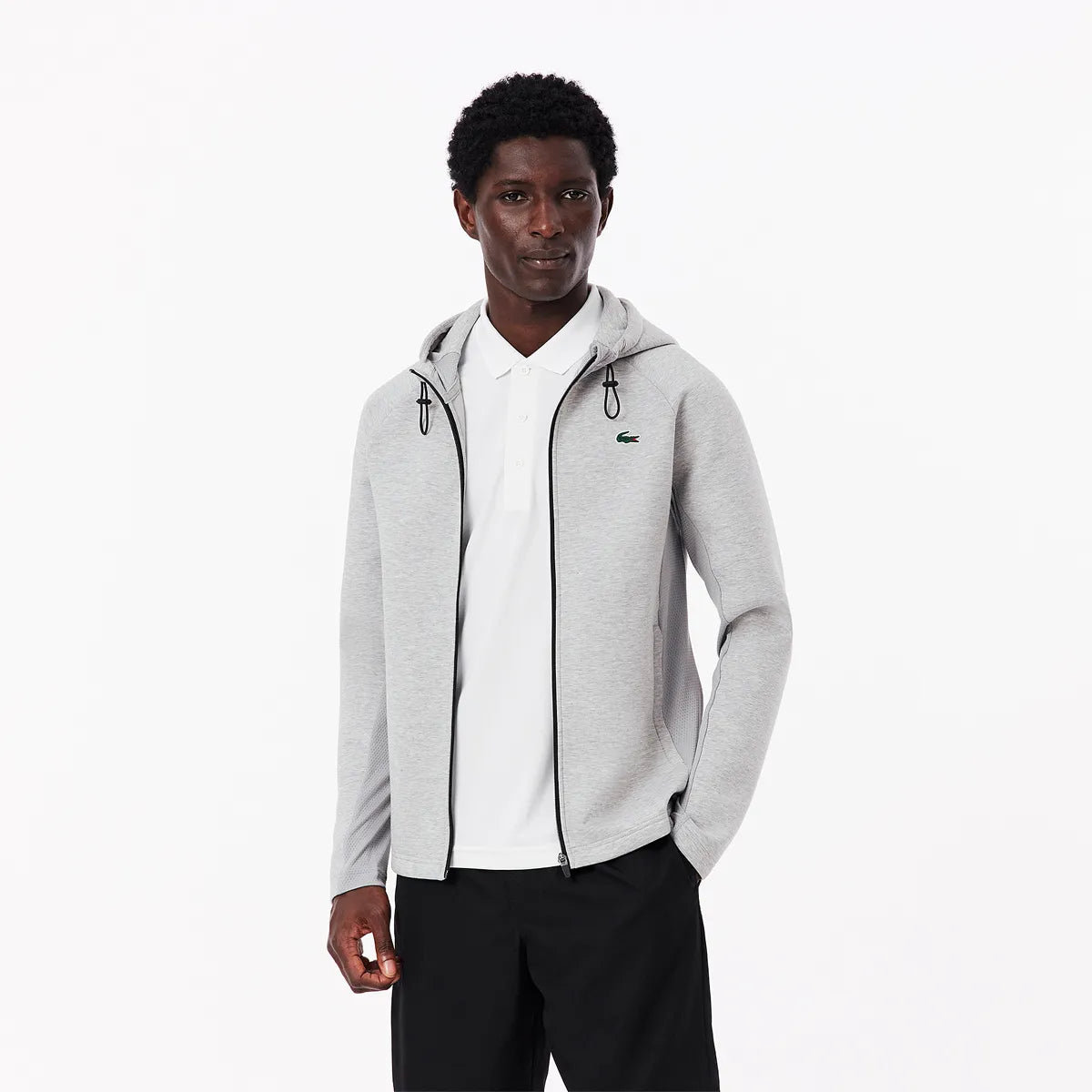 Sweat Lacoste Core Performance A Capuche Fz Mesh