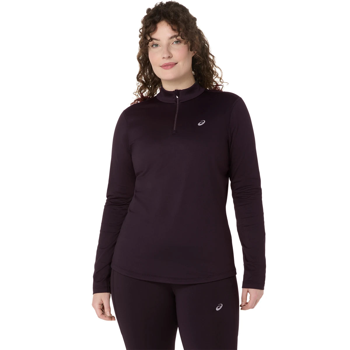 Asics Damen Core T-Shirt mit langen Ärmeln und 1/2 Reißverschluss