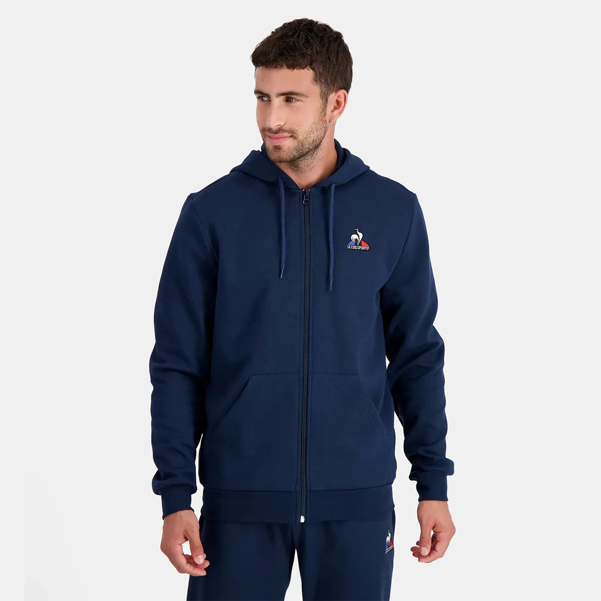 Sweat Le Coq Sportif A Capuche Fz Essentiels