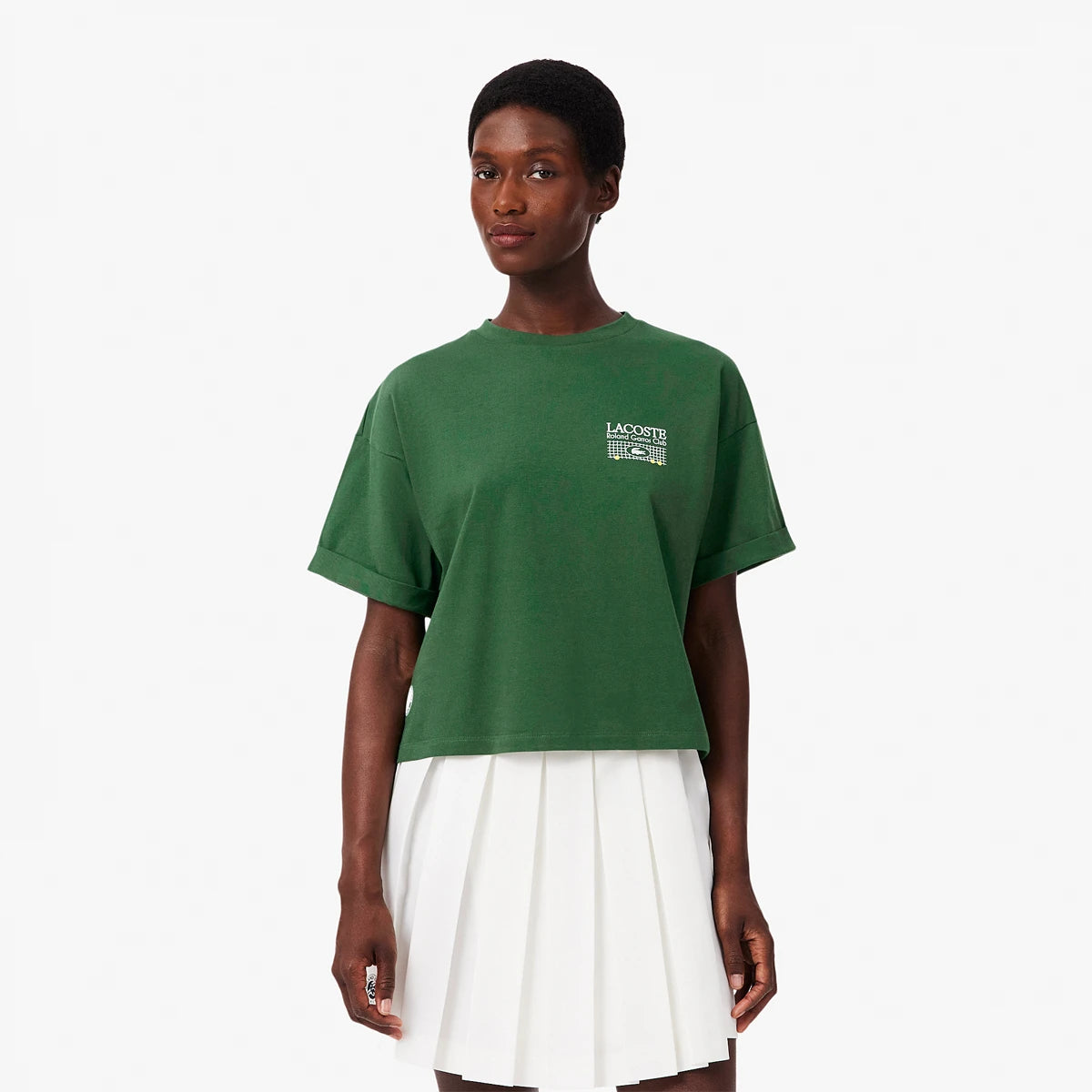 T-Shirt Lacoste Damen Roland Garros Grafik