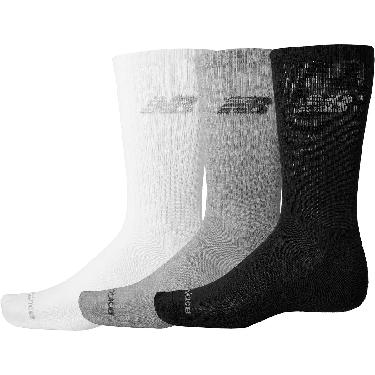 3 Paar New Balance Perf Crew Socken (Mid)