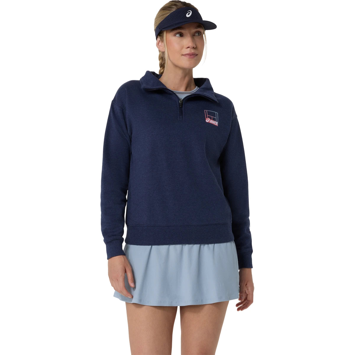 Asics Sweatshirt Damen Nagino 1/4 Zip