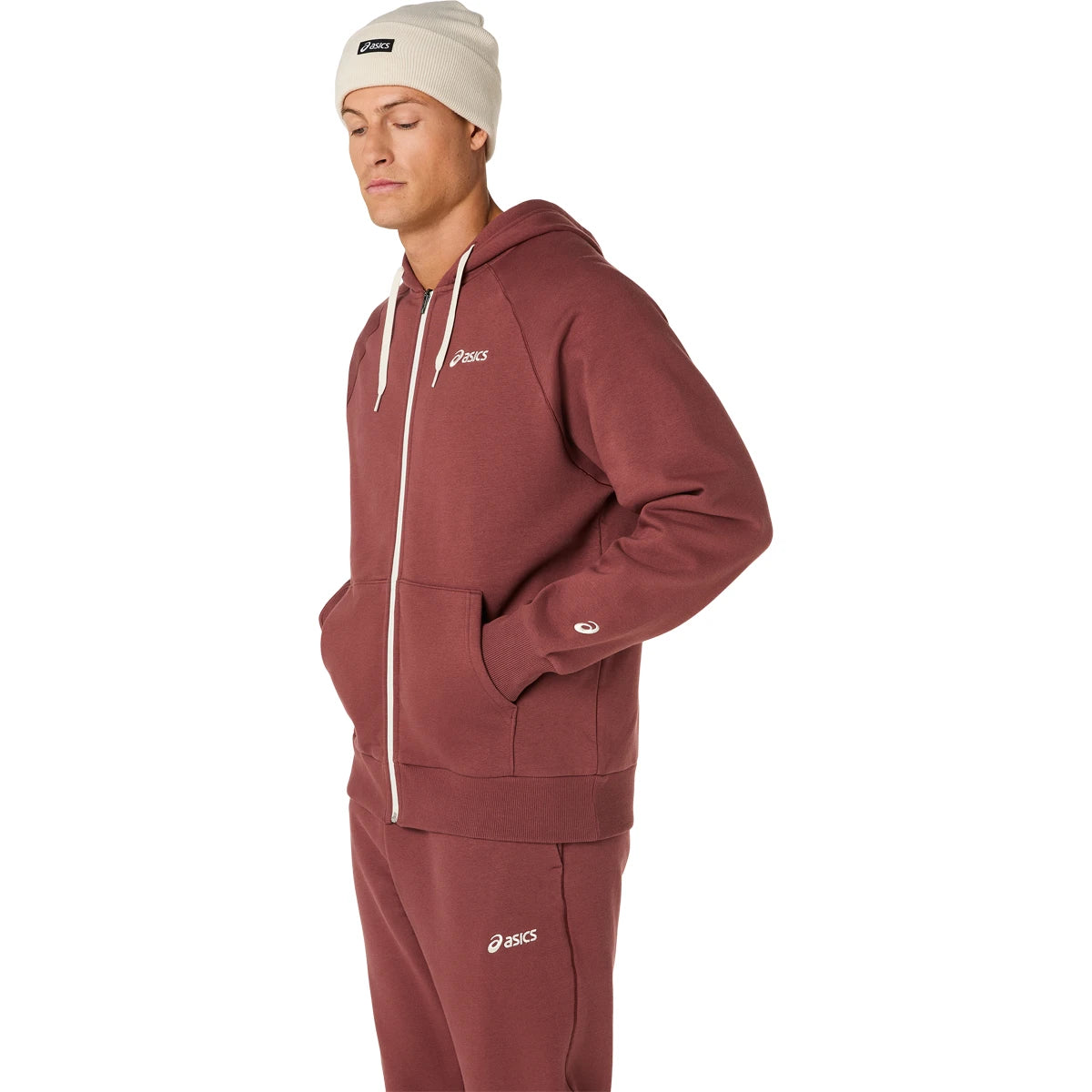 Asics Sweatshirt mit Kapuze Fleece Full Zip