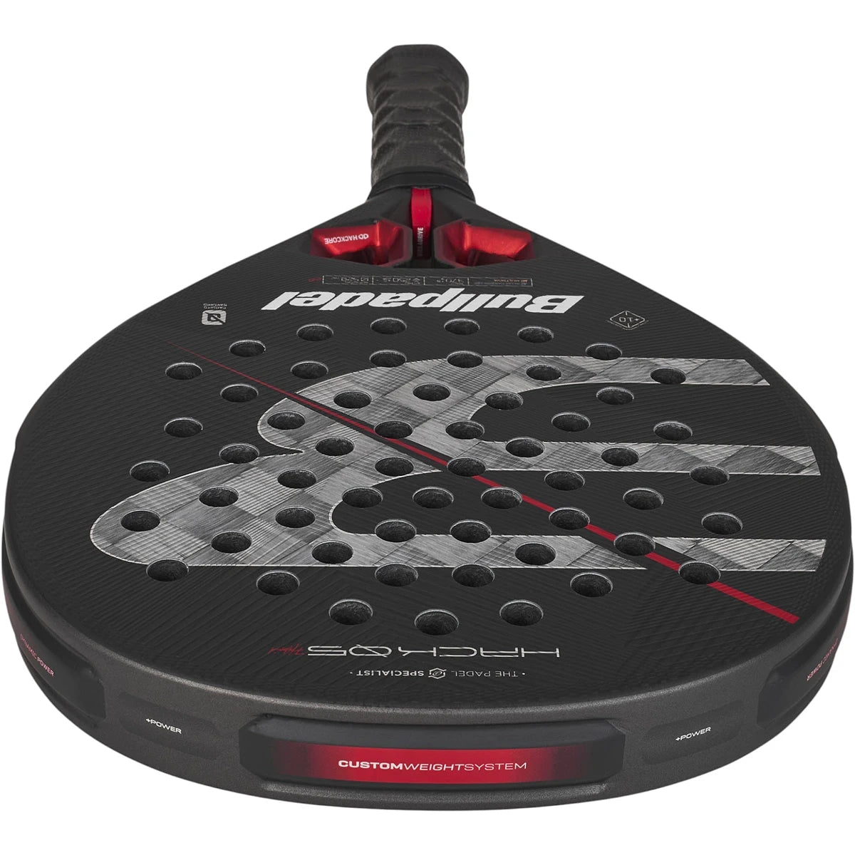 Schläger Test Padel Bullpadel Hack 05 Hybrid 27