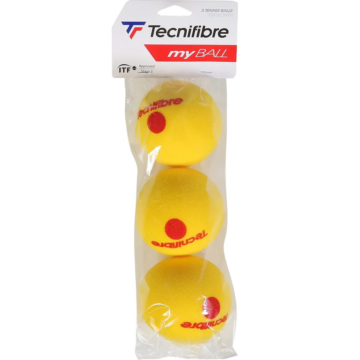 Tecnifibre 3er-Pack My Ball Schaumstoff-Bälle