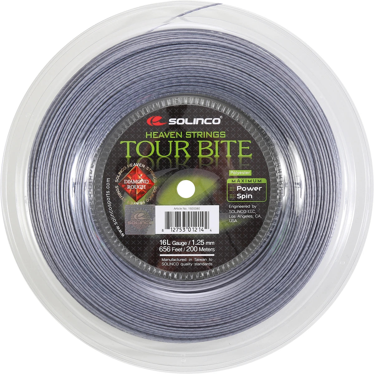 Saitenrolle Solinco Tour Bite Diamond Rough (200 Meter)