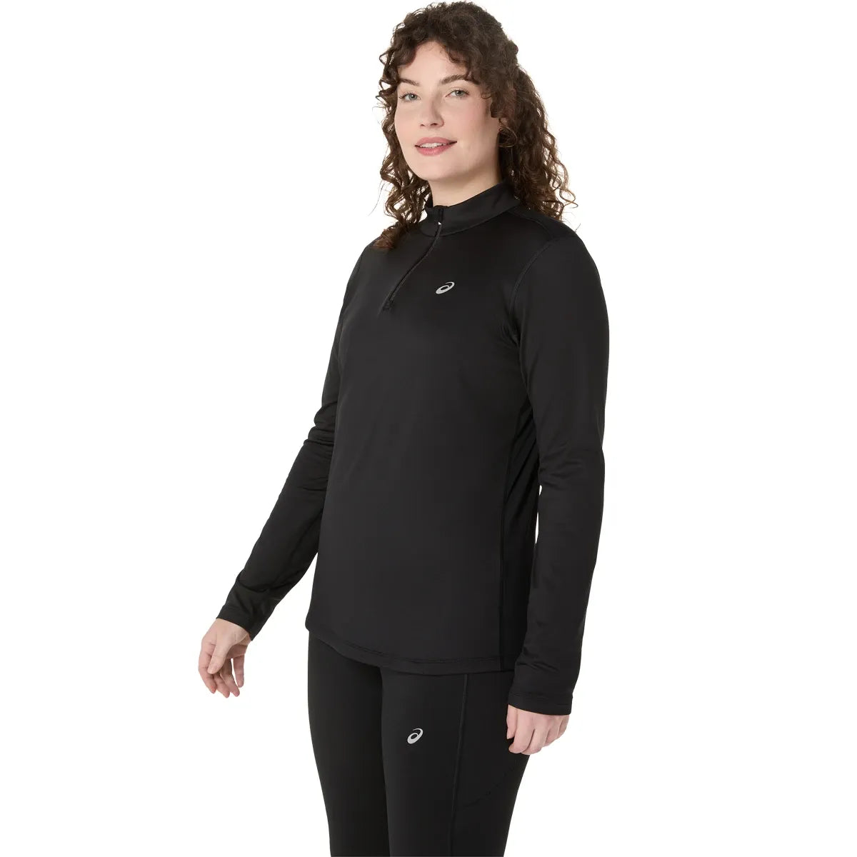 Asics Damen Core T-Shirt mit langen Ärmeln und 1/2 Reißverschluss