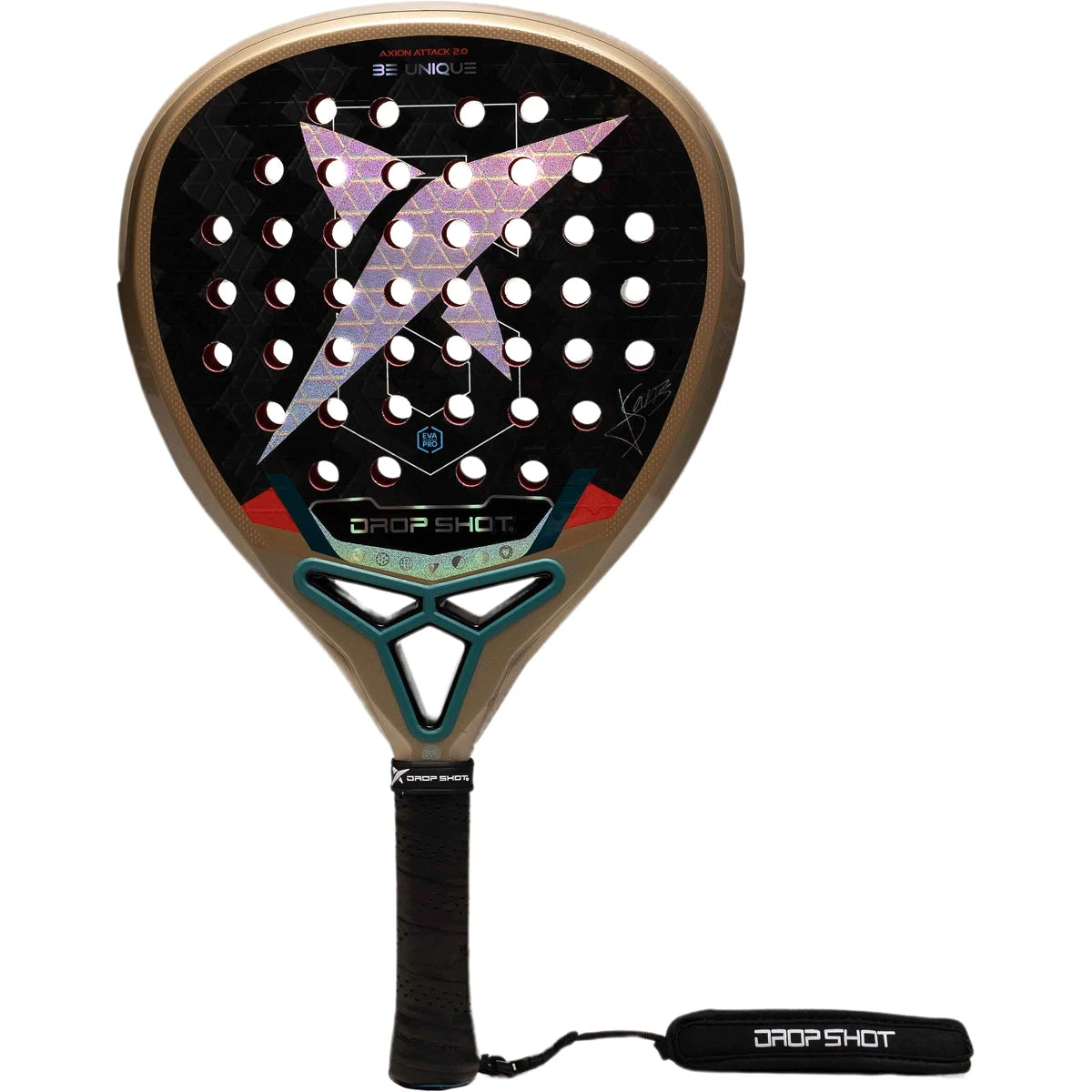 Padelschläger Test Drop Shot Axion Attack 2.0