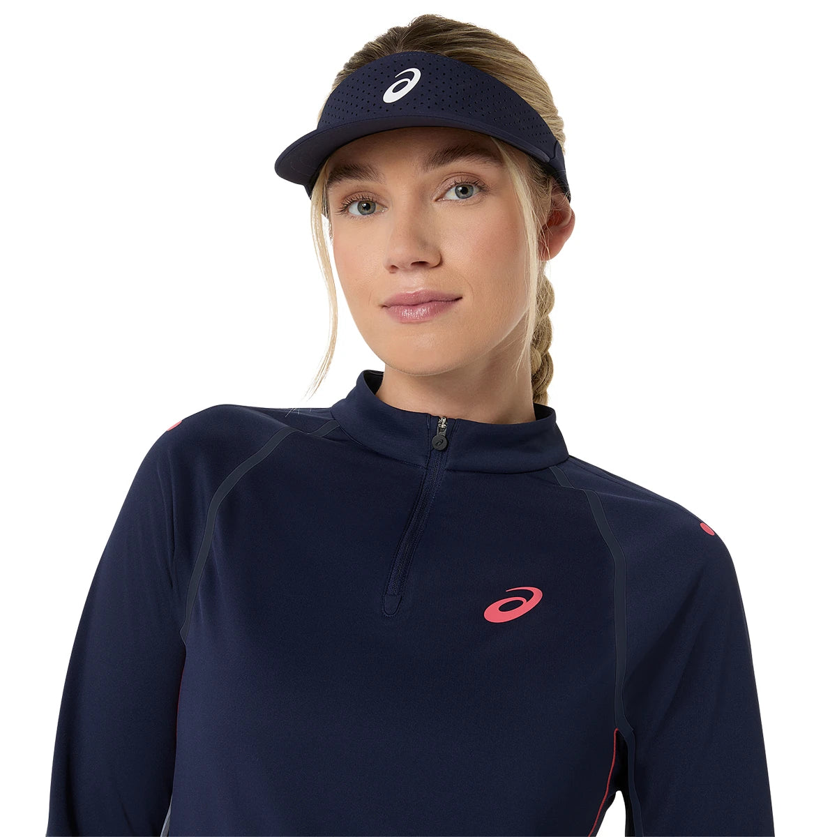 Asics Damen T-Shirt Paris Langarm 1/2 Reißverschluss