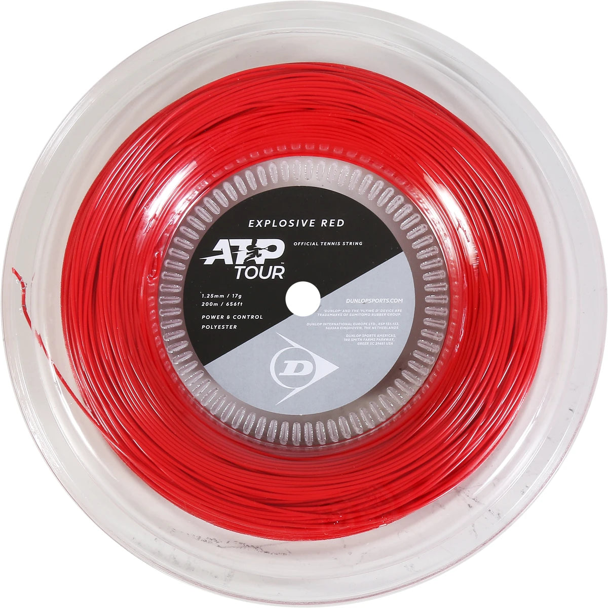 Saitenrolle Dunlop Explosive Red (200 Meter)