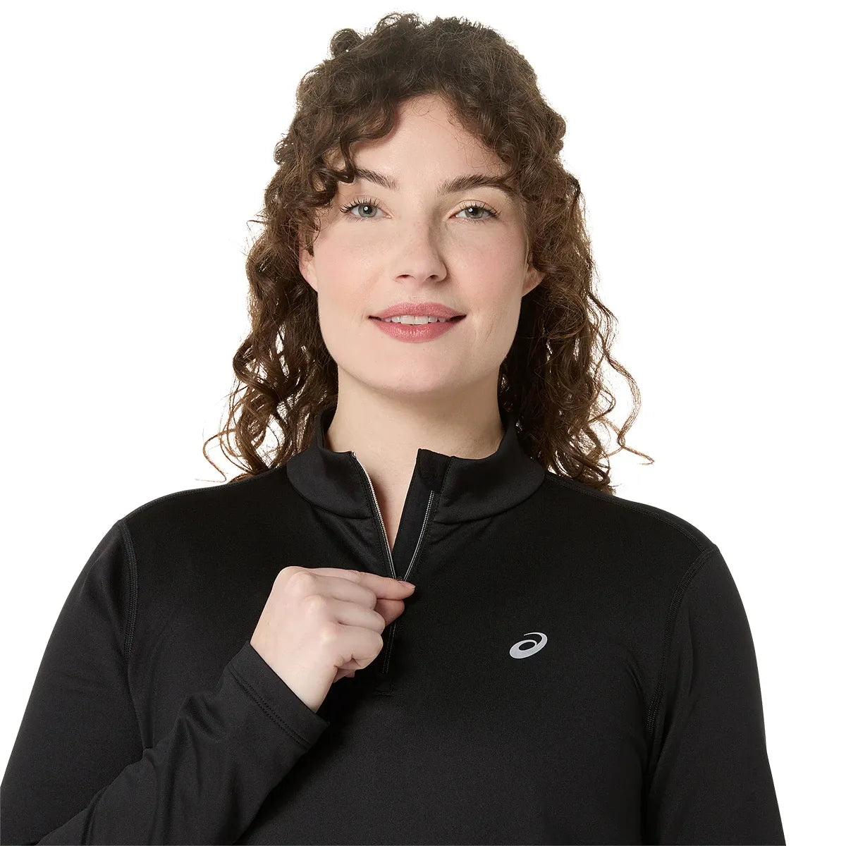 Asics Damen Core T-Shirt mit langen Ärmeln und 1/2 Reißverschluss