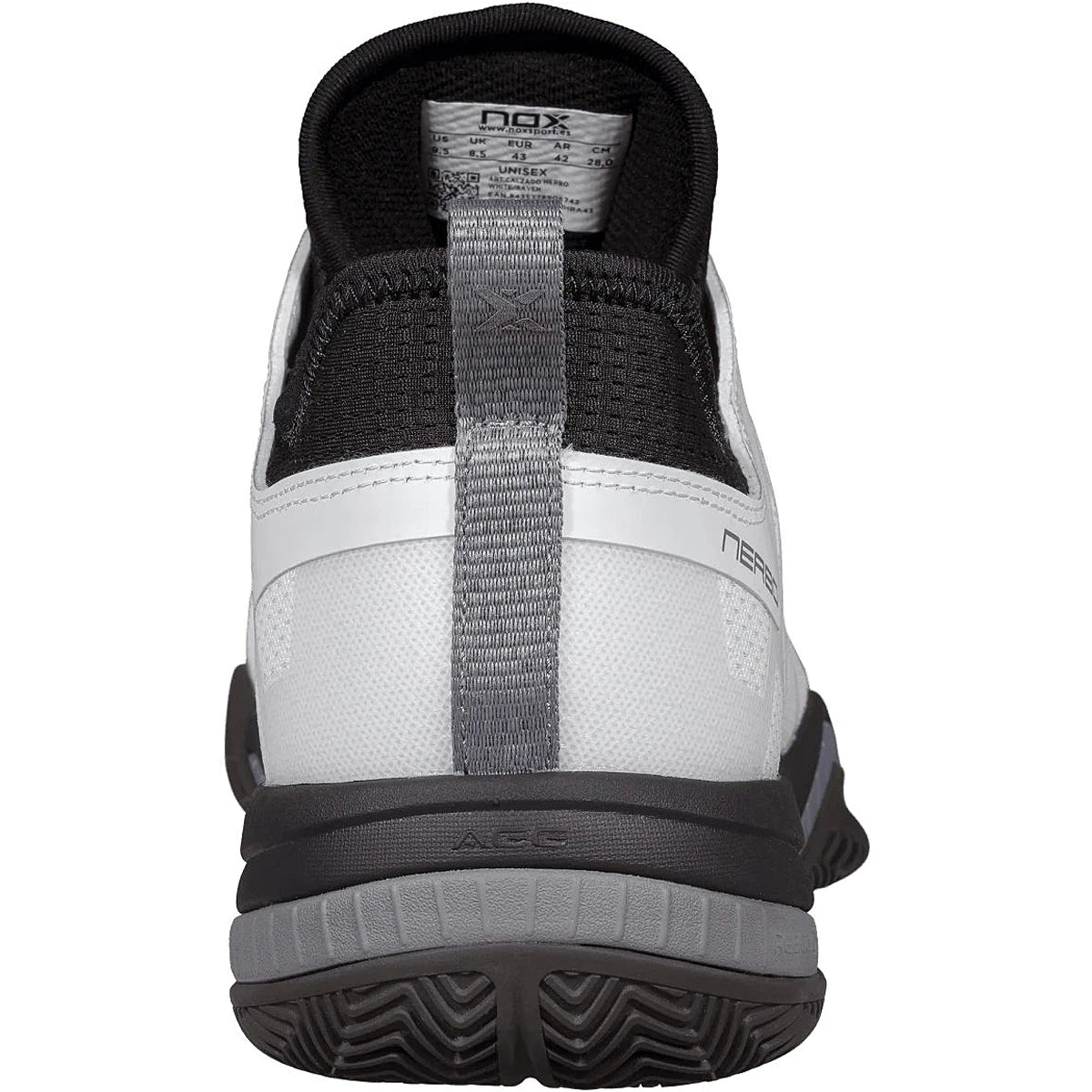 Padelschuhe Nox Nerbo White/Raven