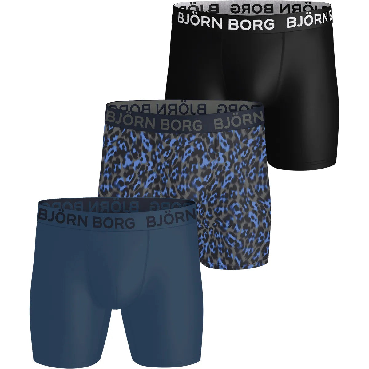 3er-Pack Bjorn Borg Sports Microfaser Boxershorts