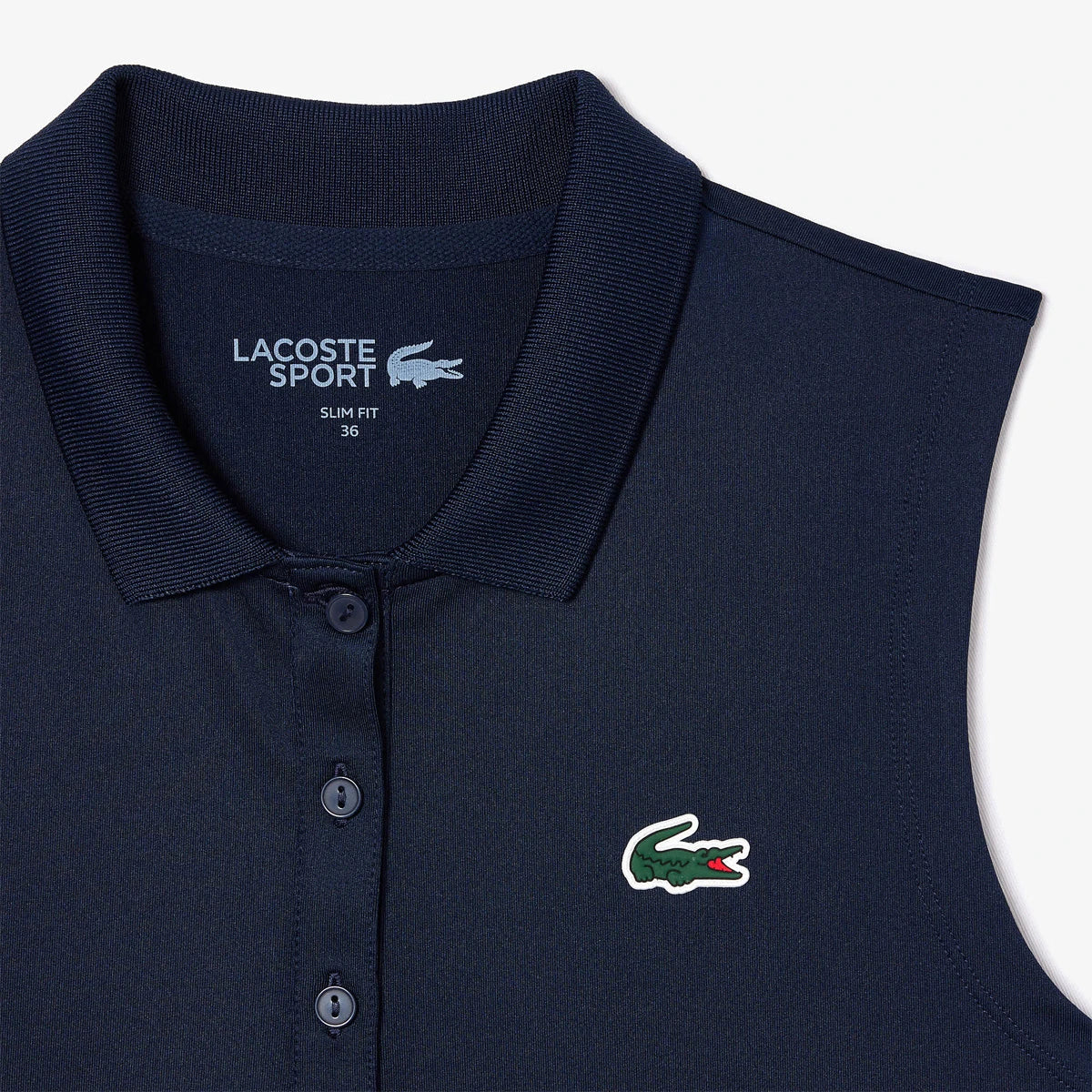 Lacoste Damen Core Performance Poloshirt ärmellos