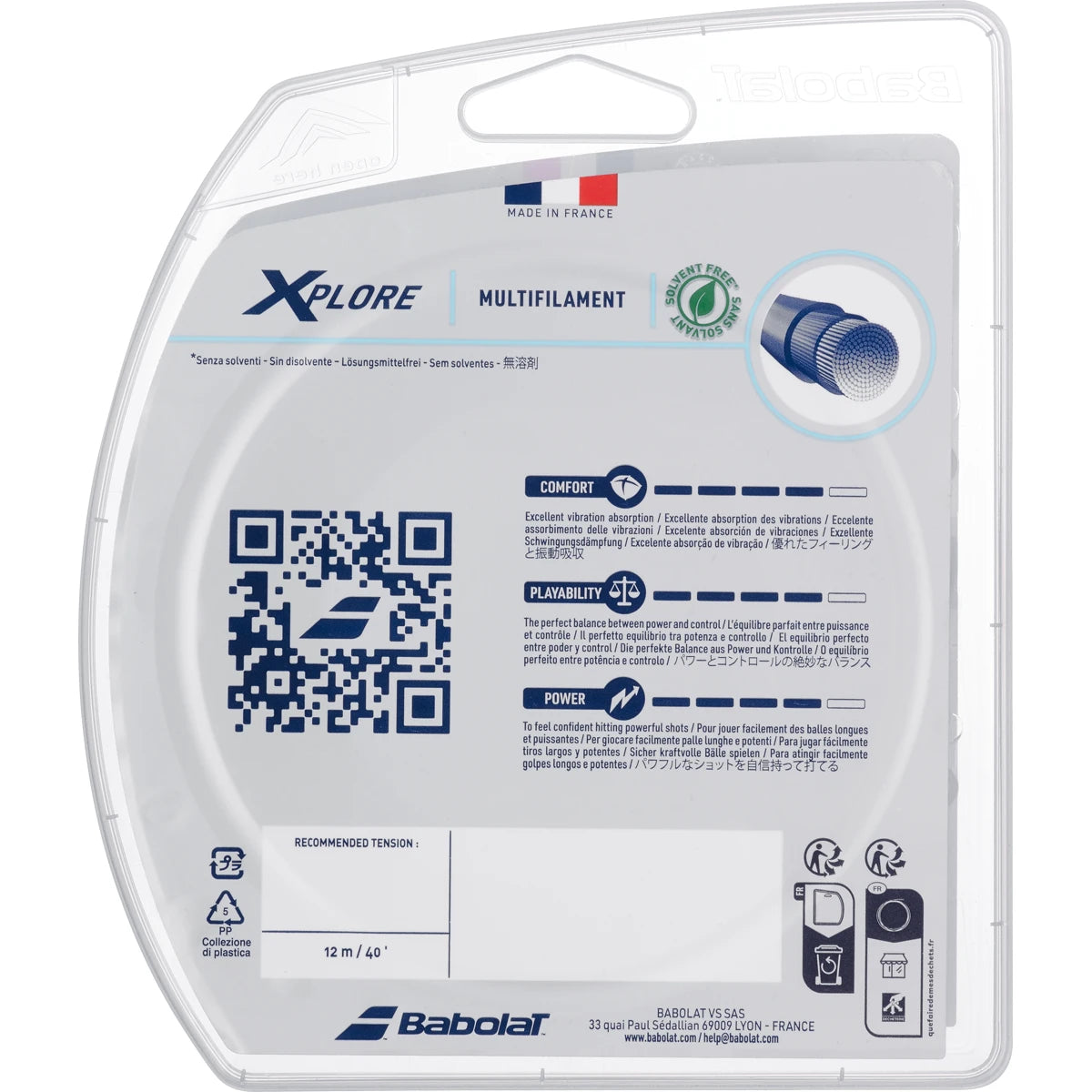 Saitenset Babolat Xplore (12 Meter)