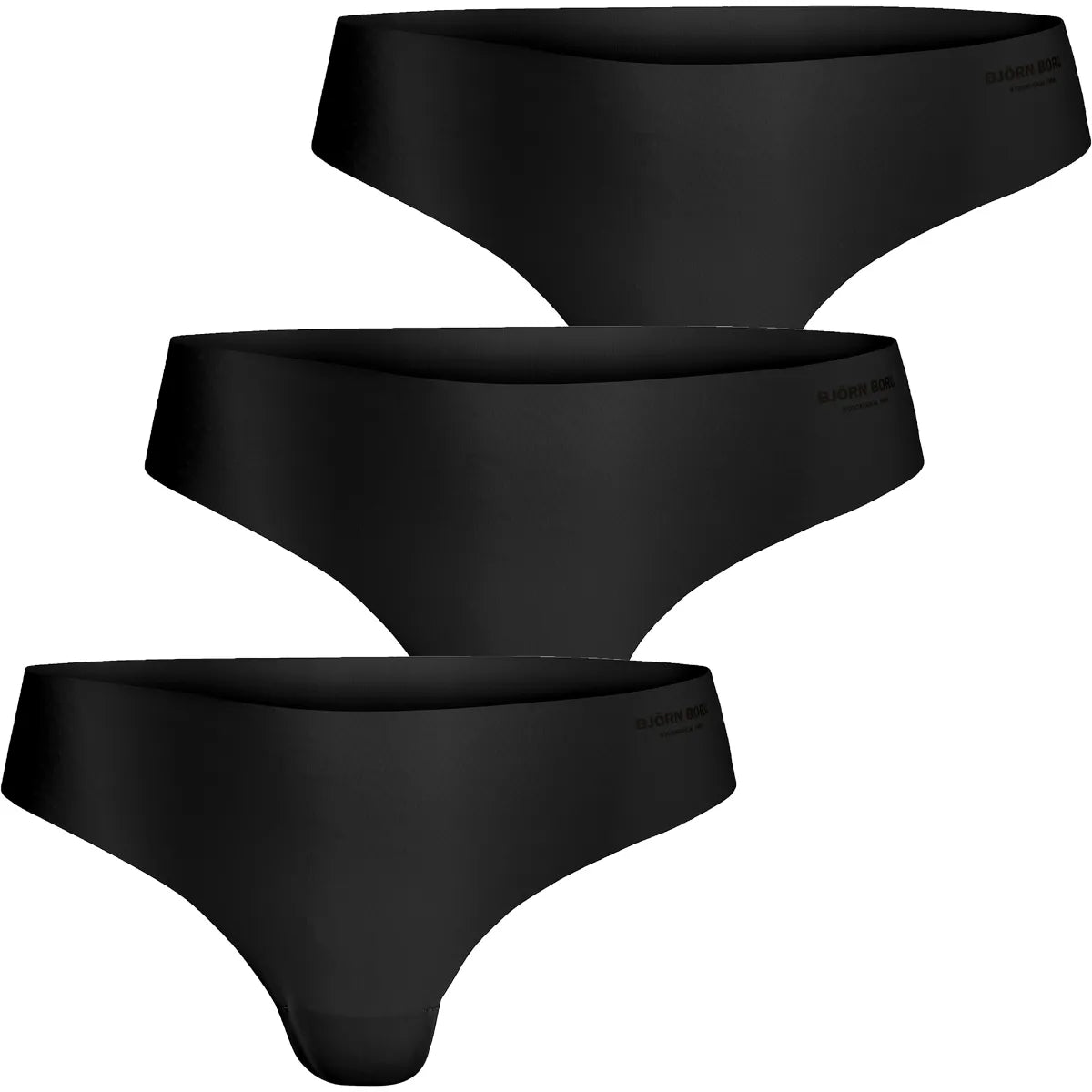 Pack 3 Bjorn Borg Damen Slips Invisible Thong