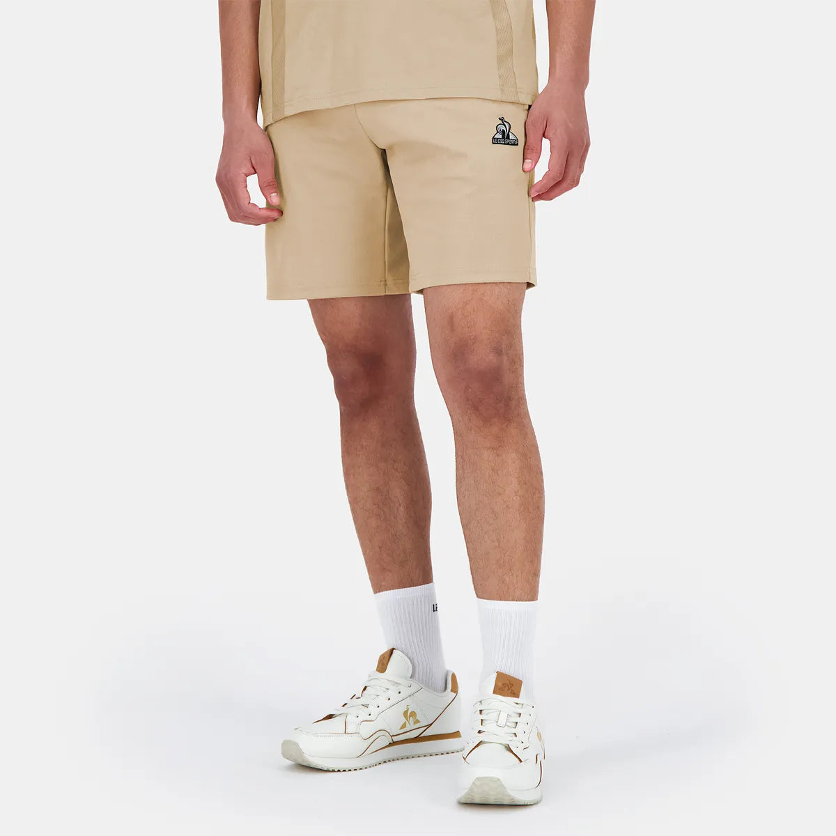 Short Le Coq Sportif Silber