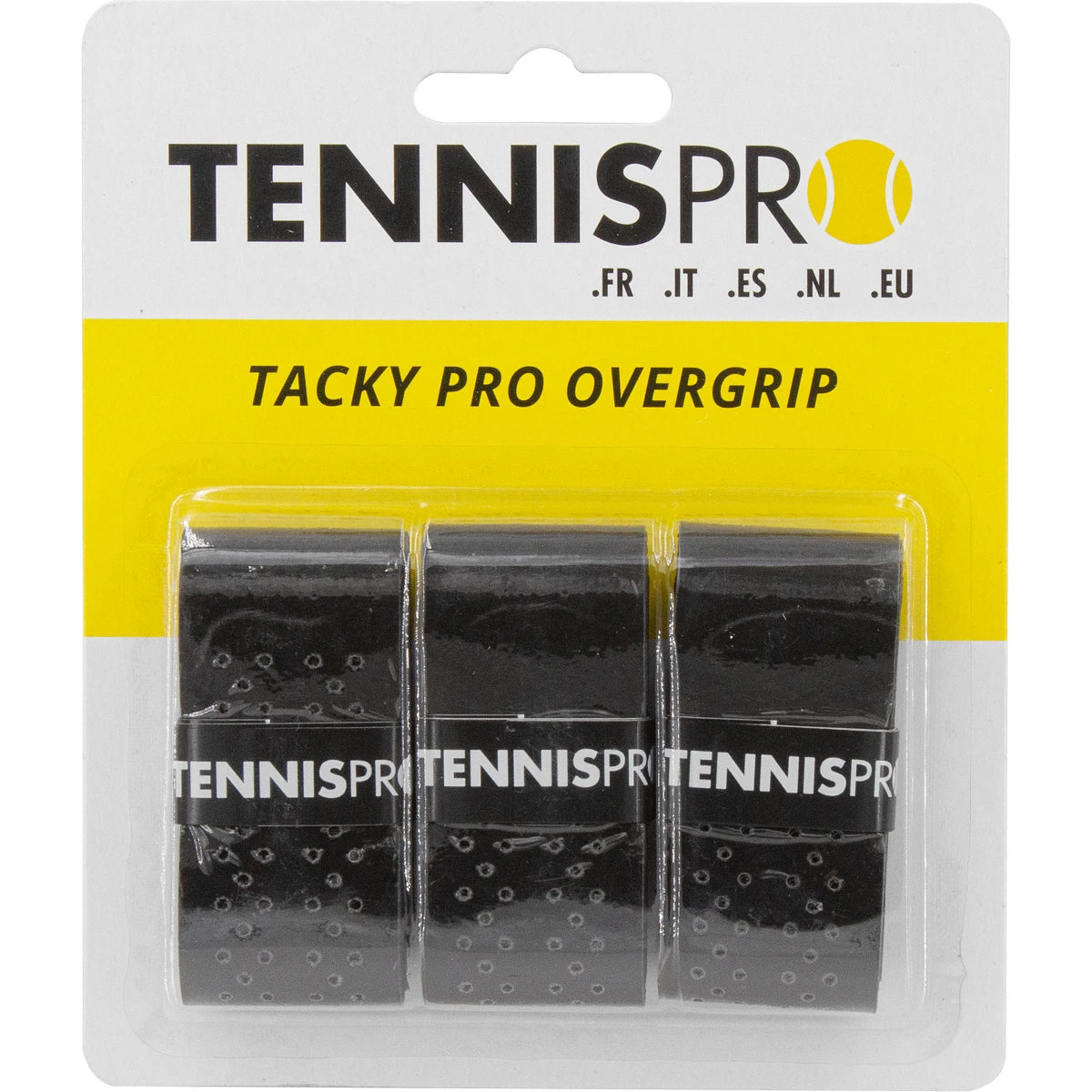 3 Overgrips Tennispro Tacky Pro Perforated