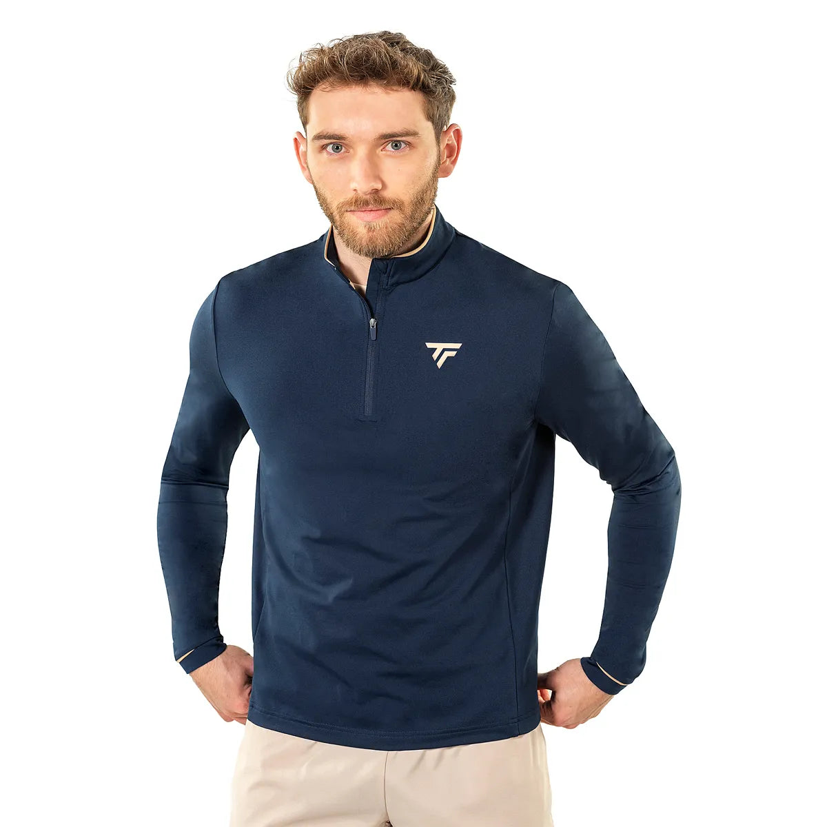 Sweat Tecnifibre Thermo Zip Marine