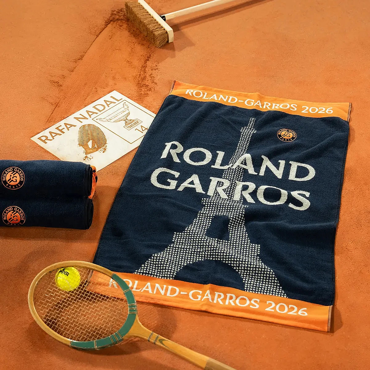 Offizielles Roland-Garros 2026 Spieler / Spielerin Handtuch